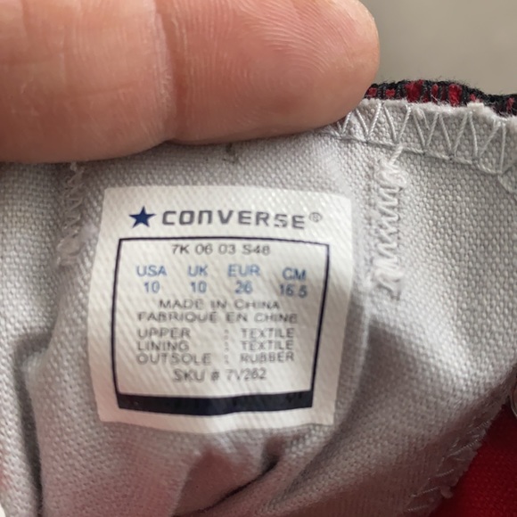 Converse double tongue high top sneaker - Picture 5 of 5